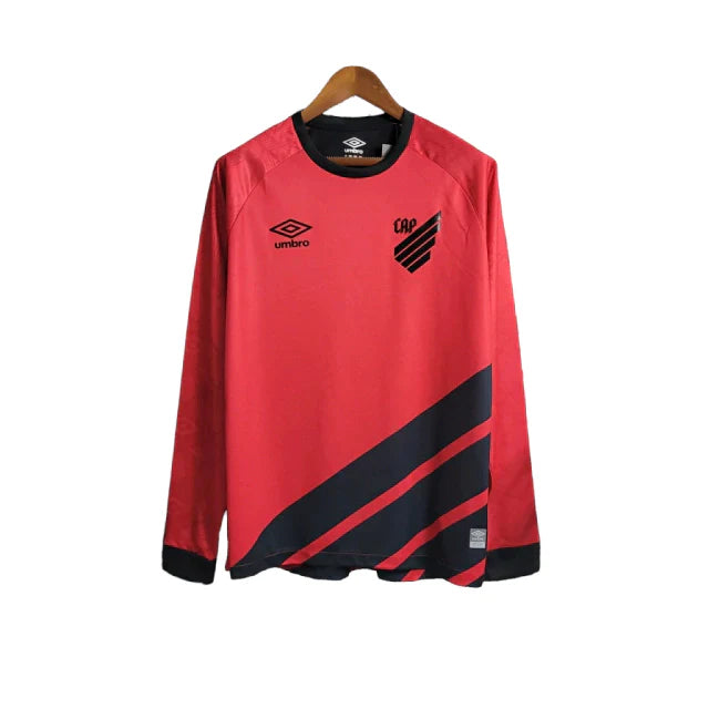 Camisa Athletico Paranaense Home 23/24 - Manga Longa - Torcedor Umbro Masculina - Vermelho