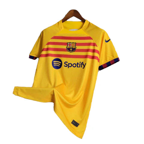 Camisa Barcelona IV 23/24 Torcedor Nike Masculina - Amarela