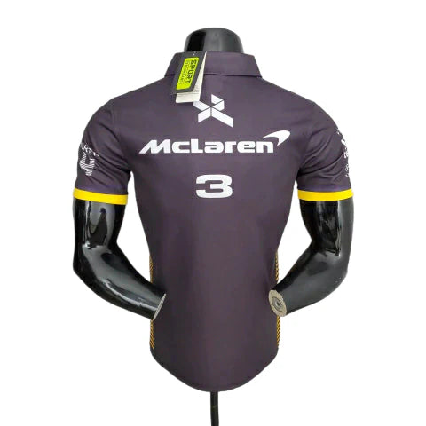 Camisa McLaren 23/24 Fórmula 1 - Masculina - Preto