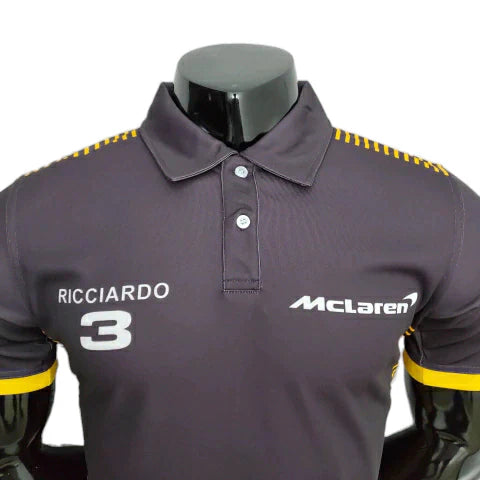 Camisa McLaren 23/24 Fórmula 1 - Masculina - Preto