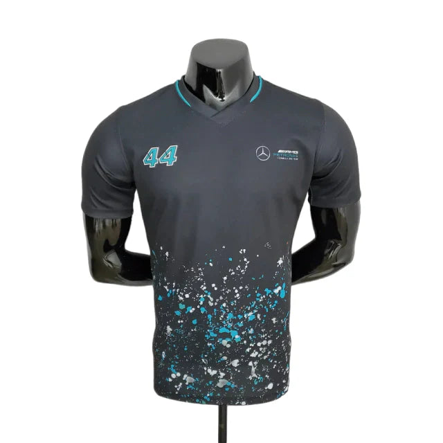 Camisa Mercedes 23/24 Fórmula 1 - Masculina - Preto