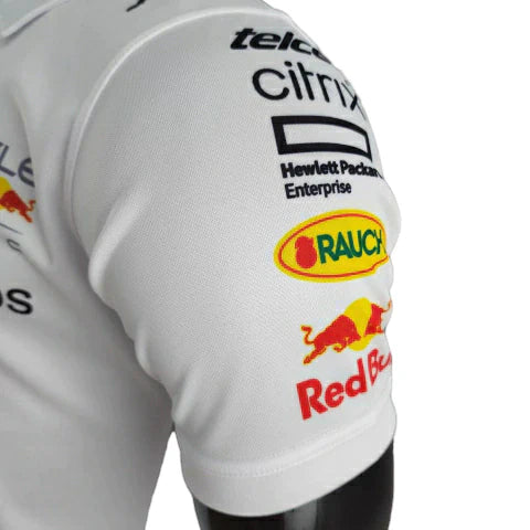 Camisa Red Bull 23/24 Fórmula 1 - Masculina - Branco