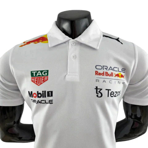 Camisa Red Bull 23/24 Fórmula 1 - Masculina - Branco