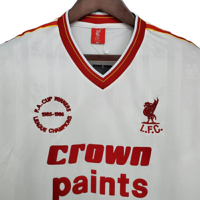 Camisa Liverpool Retrô 1985/1986 Branca