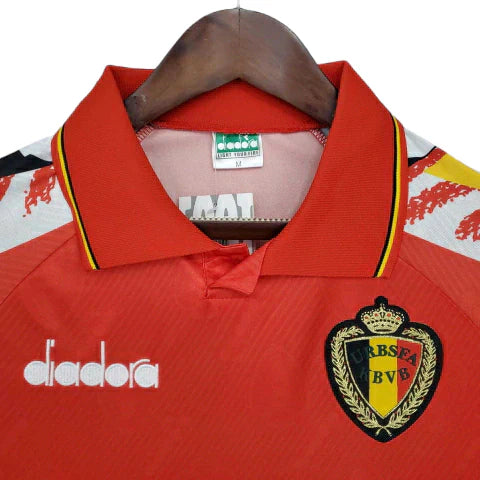 Camisa Bélgica Retrô 2004/2005 Vermelha - Adidas