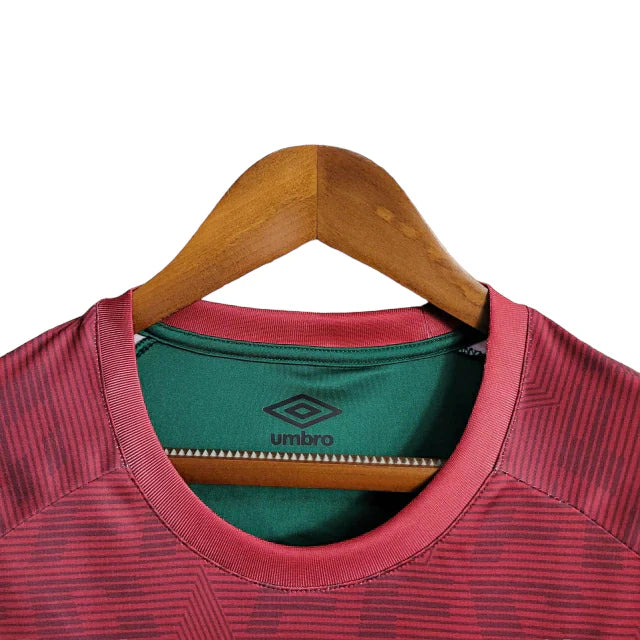 Camisa Fluminense Treino I 23/24 Umbro Torcedor Masculina - Tricolor