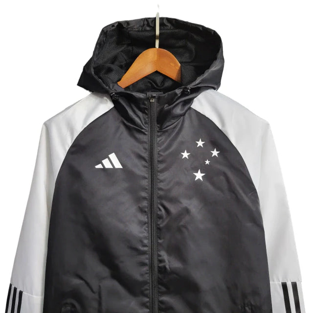 Jaqueta Corta-Vento 23/24 Masculino Adidas - Preto e branco